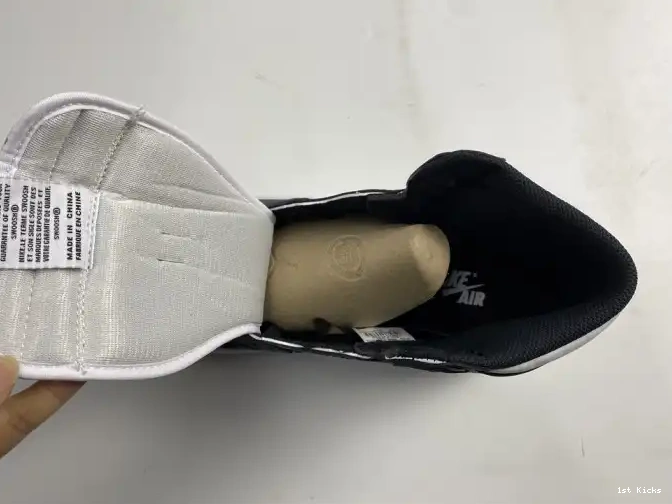 1st Kicks (2014) Black 555088-010 Air Retro Jordan 1 White 0602